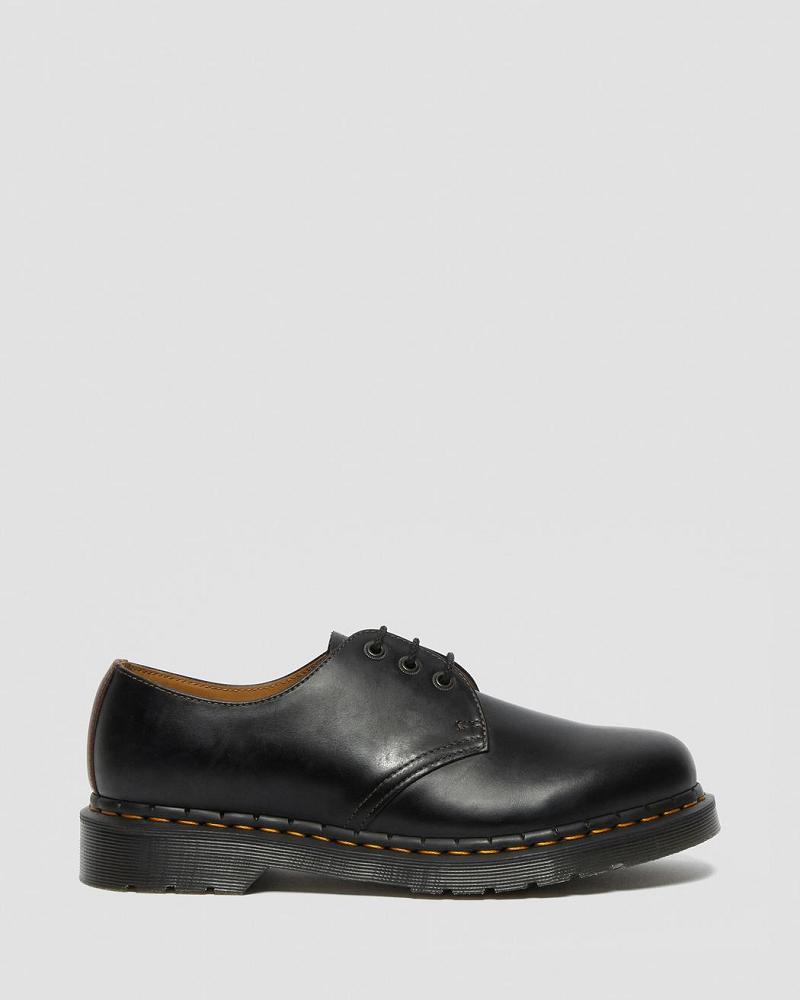 Zapatos Oxford Dr Martens 1461 Men's Abruzzo Cuero Hombre Negros Marrom | MX 217RVD